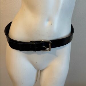 Hot Topic Shiny Black Belt